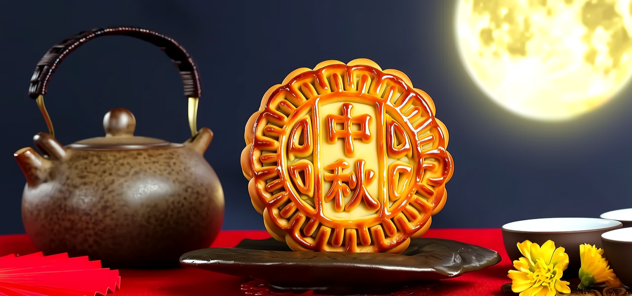 中秋月饼画